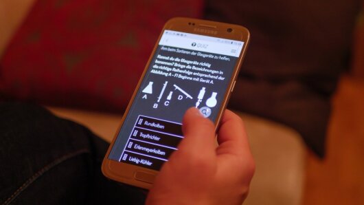 Tour zum Chemie-Studium mit der App Actionbound