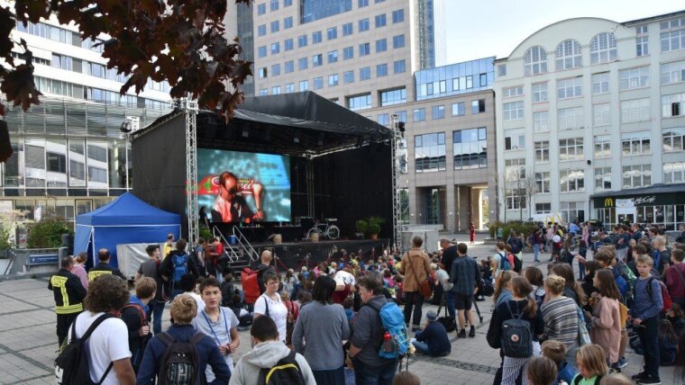 MINT-Festival Jena 2018 - Bühne und Außengelände