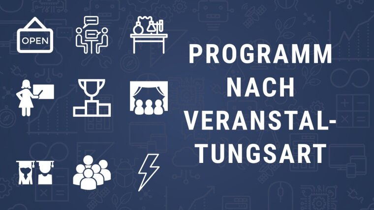 Grafik Programm nach Veranstaltungsart