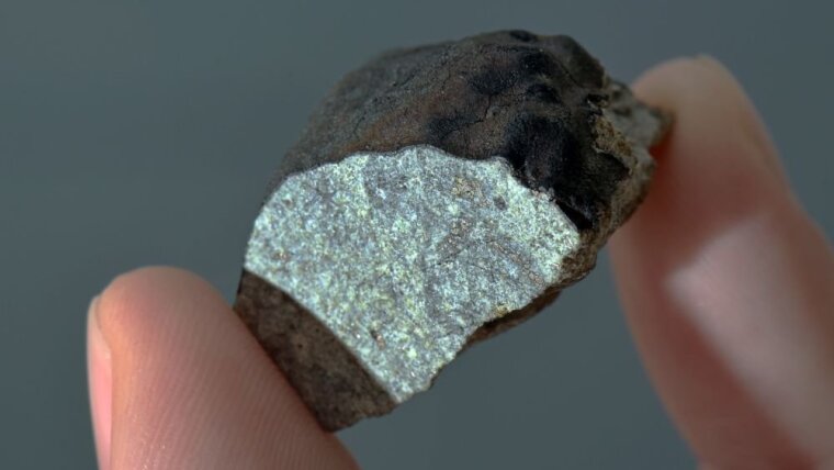Bruchstück des Stubenberg-Meteoriten